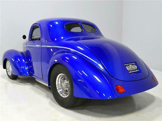 1940 willys coupe 505 miles barb's blue 414 cubic inch supercharged v8 3-speed