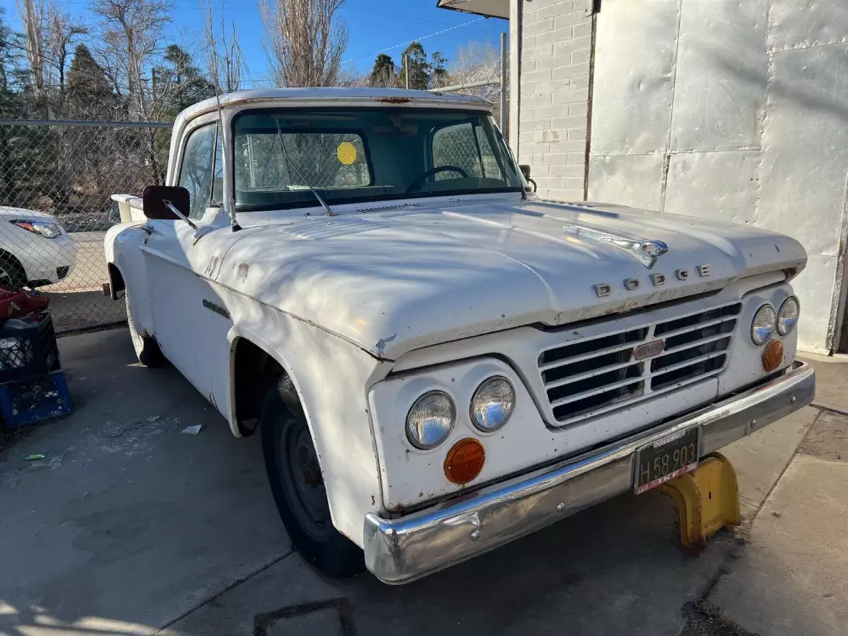 scare vtg og california black plate 1962 dodge d100 utiline short bed truck n/r