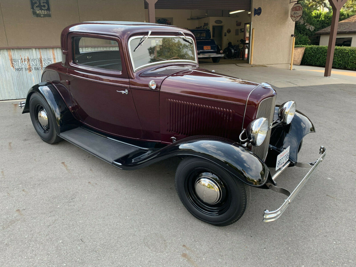 1932 ford 3 window coupe deluxe hot rod street rod 1928 1929 1933 1934