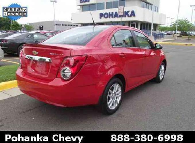 2013 chevrolet sonic lt in chantilly, va