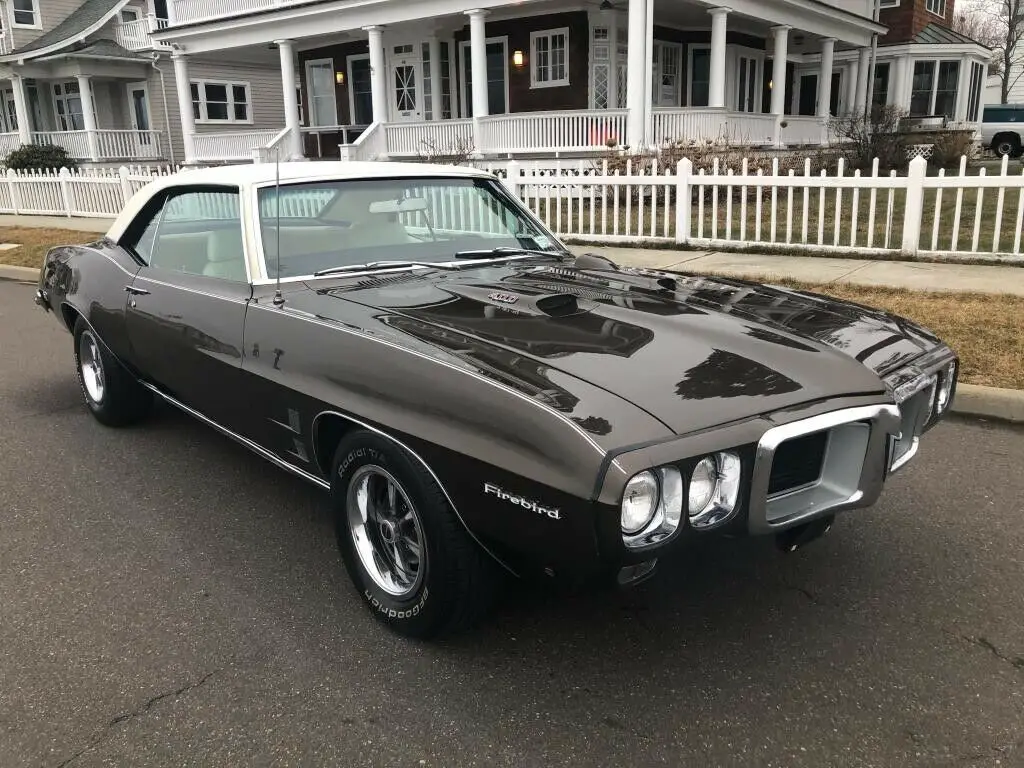 1969 pontiac firebird 400 auto air p.h.s documented (rare color)