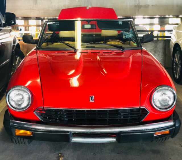 1984 fiat 124/2000 spiders with automatic transmission
