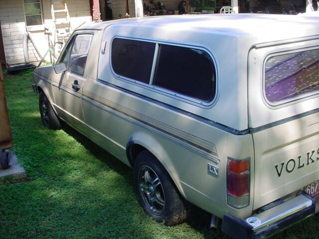 volkswagen caddy rabbit lx pickup gasoline weber
