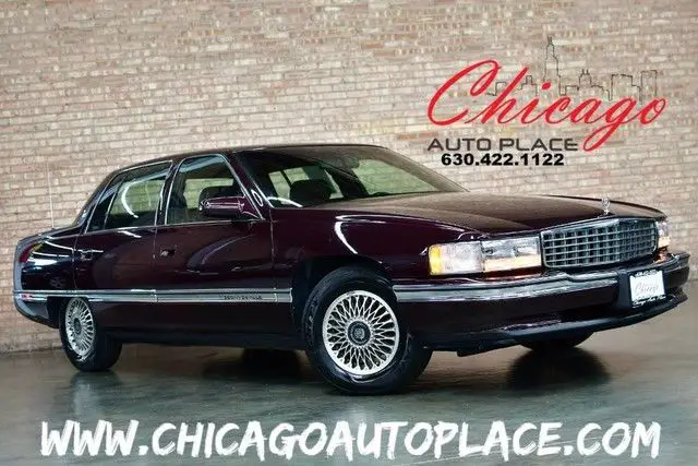 cadillac deville clean carfax leather heated seats wood trim local trade