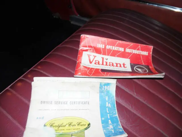 1963 plymouth valiant convertible