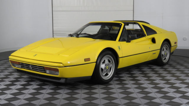 1989 ferrari 328 gts -- stunning giallo over nero, low miles, beautiful!!!