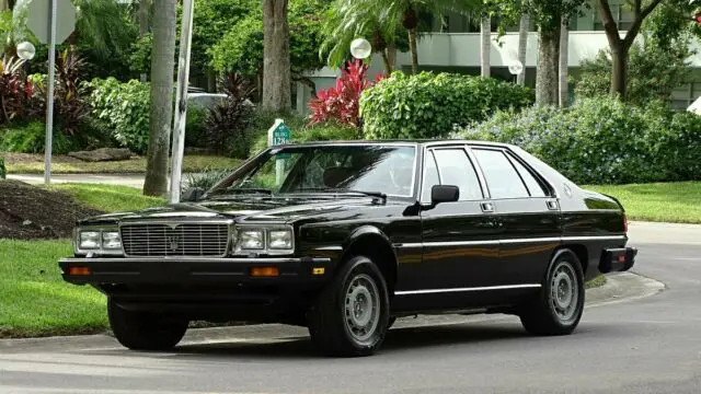 1982 maserati quattroporte in original condition inside an out runs strong