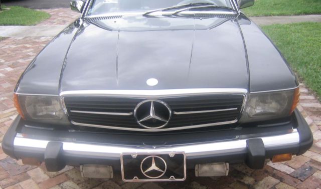 1980 mercedes 450sl r107 convertible black