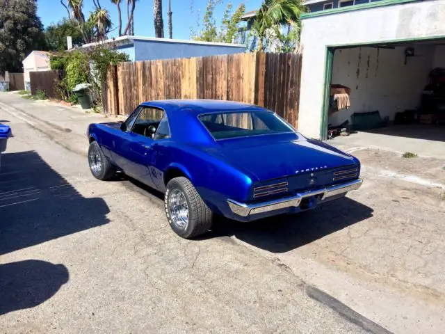 recently restored laguna blue 1967 pontiac firebird