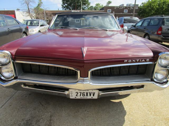1967 pontiac tempest custom v8 convertible - beautiful original condition