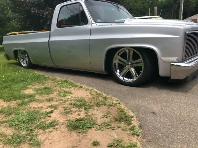 silver chevrolet c-10 sqaure body wild ride priced to sell!!!