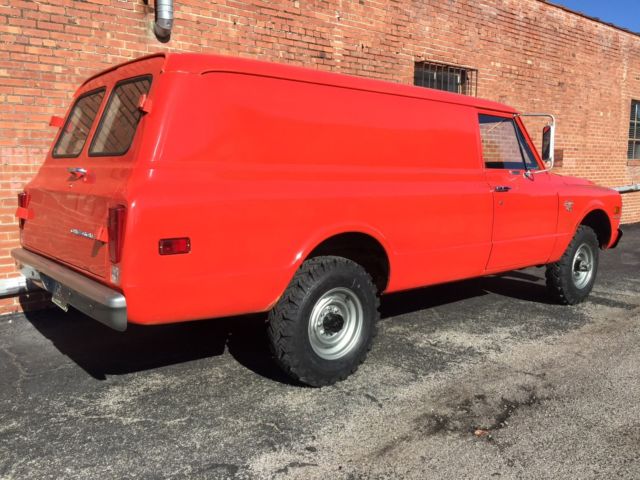 1968 chevrolet 3/4 ton 4x4 panel truck k/20 33k original miles!
