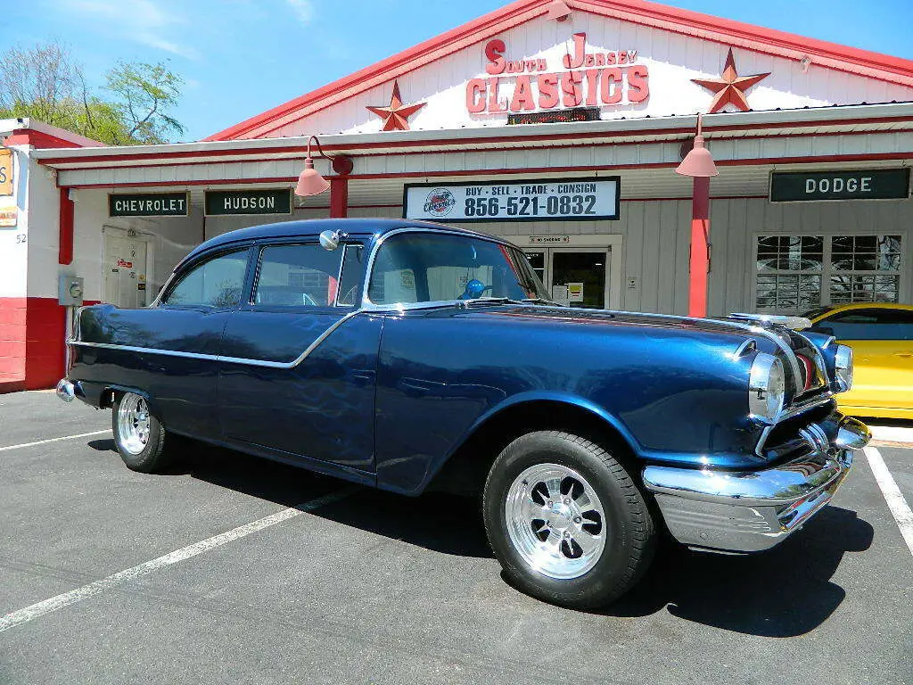 1955 pontiac chieftain 2dr sedan post - pontiac 400 - turbo 400 ** financing**