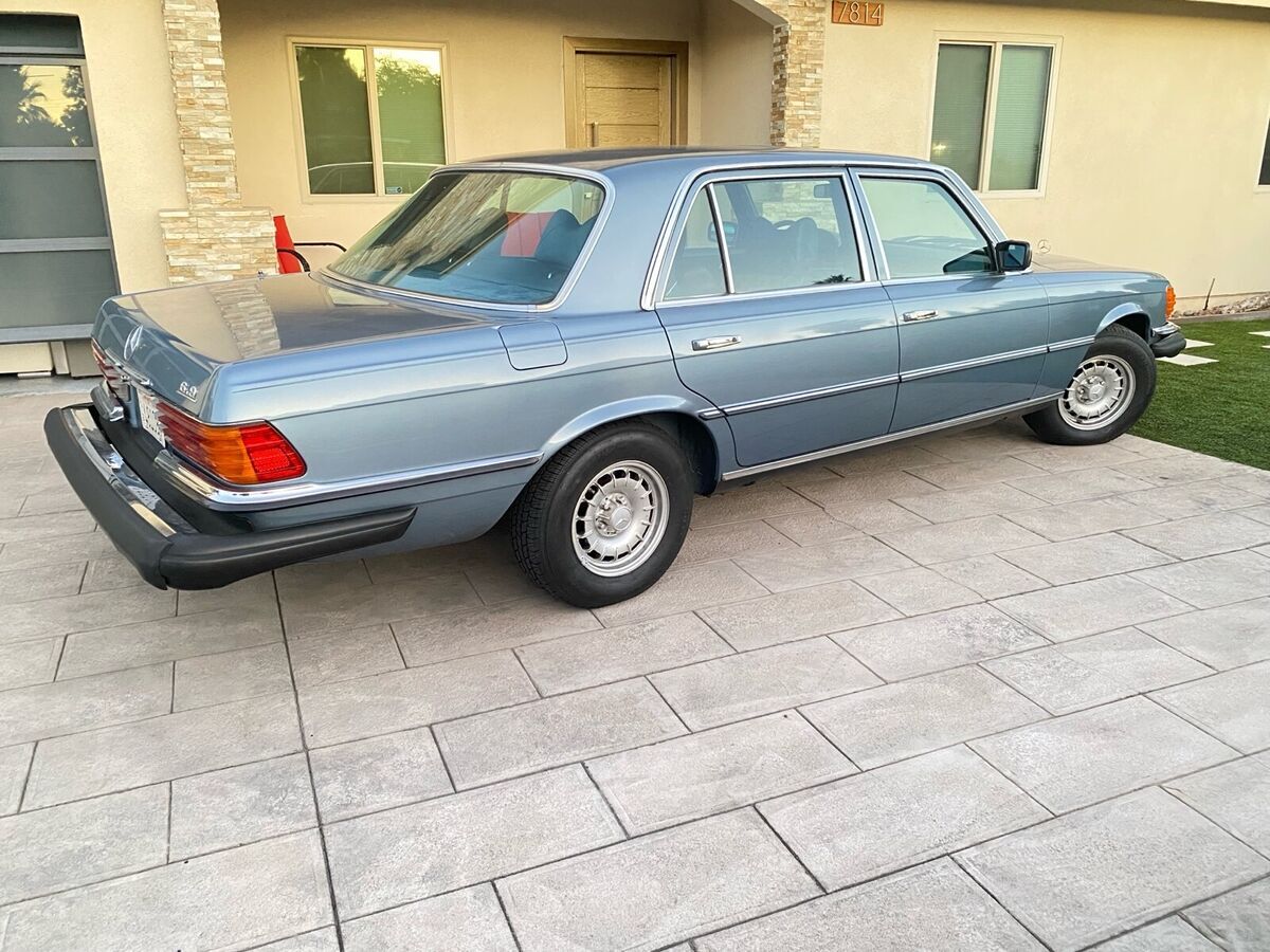 1977 mercedes-benz 450 sel sedan blue
