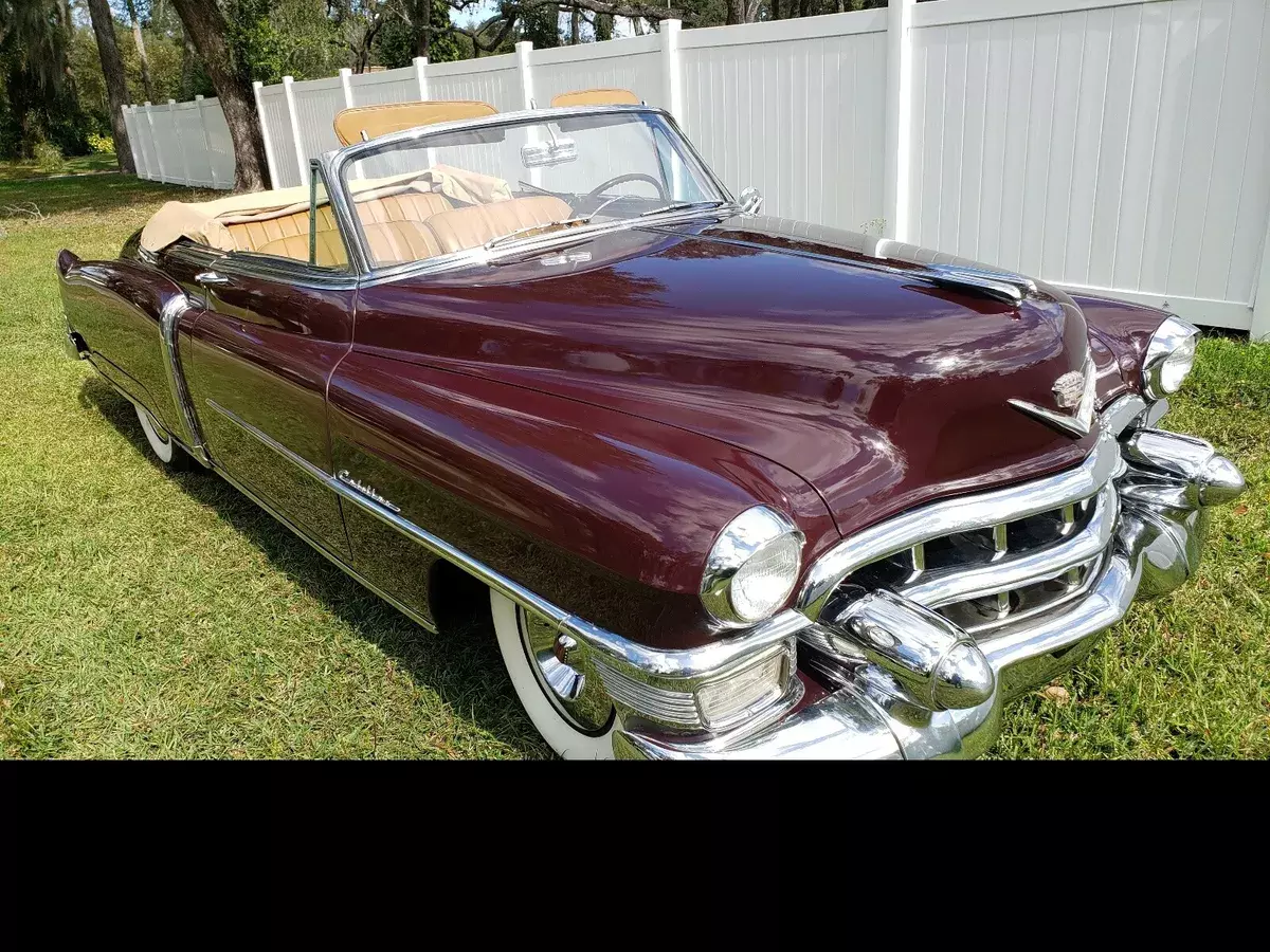 1953 cadillac 62 convertible red rwd automatic series 62