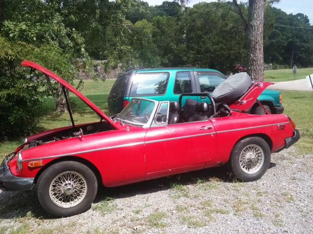 1980 mgb roadster convertable