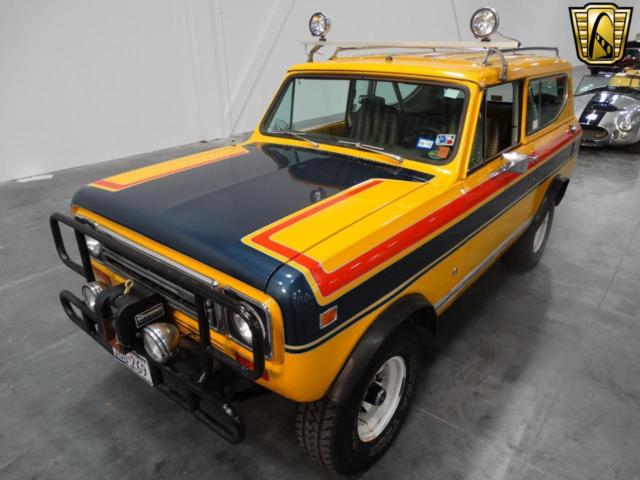 1977 international harvester scout ii 68355 miles yellow truck 345 cid v8 3-spe