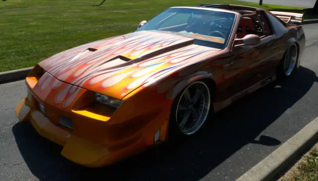 1989 chevrolet camaro iroc-z z28 custom muscle car