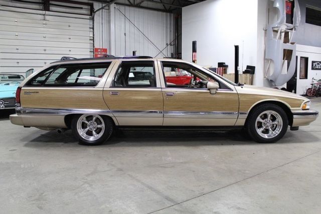 1994 buick roadmaster 111192 miles cream and brown station wagon 5.7l v8 automa