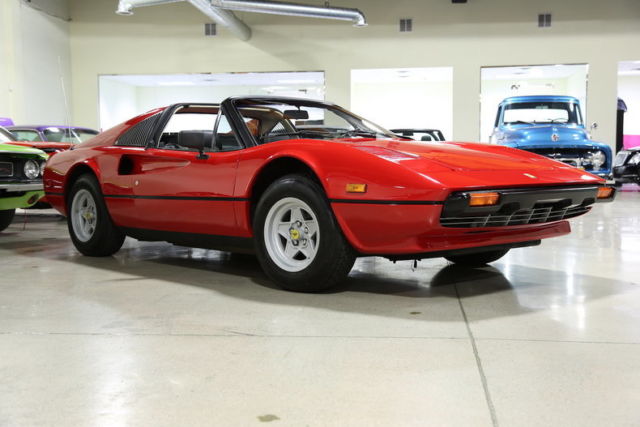 1978 ferrari 308 gts 4800 miles convertible 8 cylinder engine