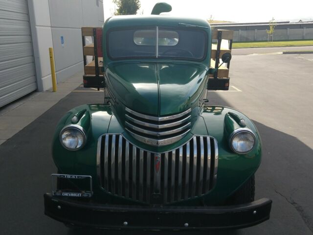 *1941 chevy 1 ton flatbed truck inline-6 manual transmission working dump hoist*