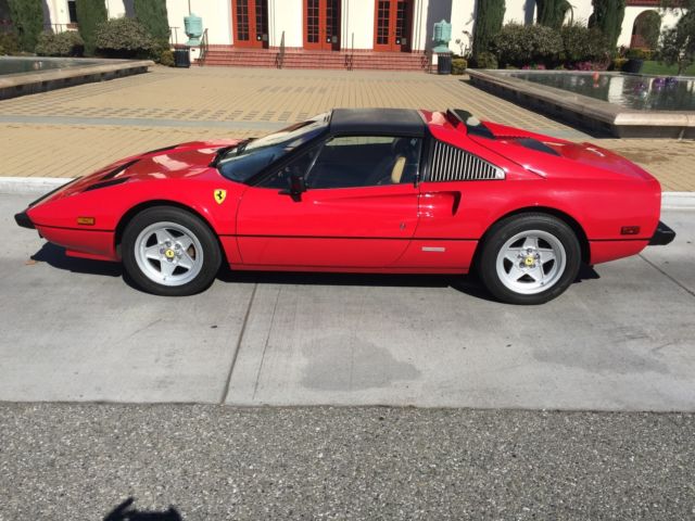 1983 ferrari 308 gts i -------- red-tan---immaculate--books--records