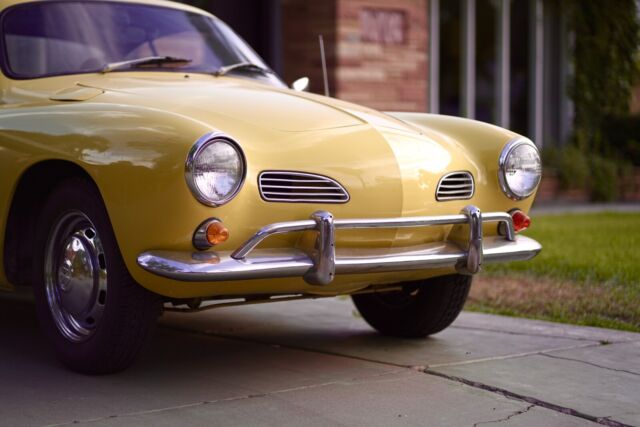 1969 volkswagen karmann ghia coupe yellow rwd manual