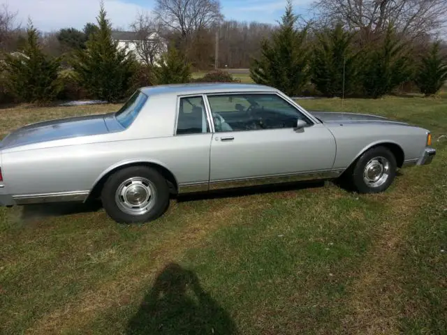 1985 chevrolet caprice classic coupe 2 door 64,000 miles !! impala ss b-body