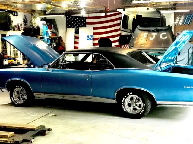 1967 pontiac gto coupe numbers matching tyrol blue super solid 1 family owned!