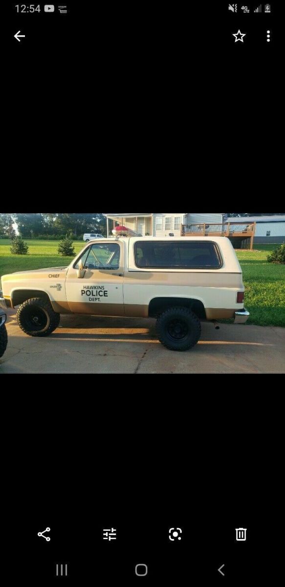 1988 chevrolet blazer suv brown 4wd automatic