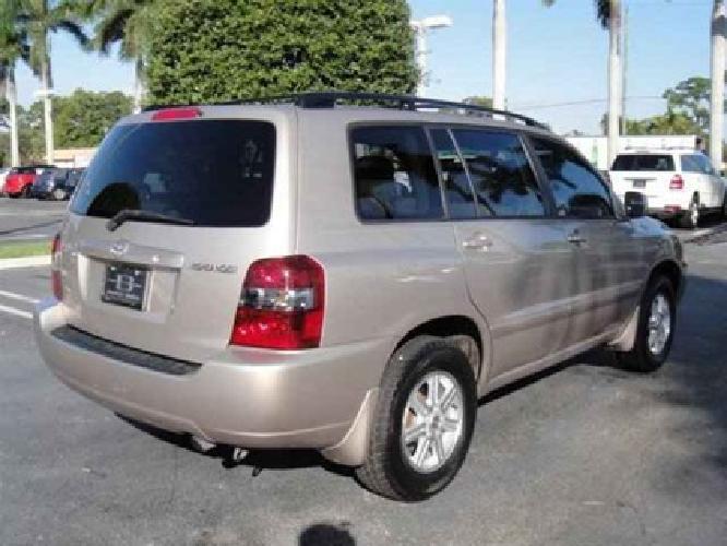 2005 toyota highlander v6 w/o 3rd row in greenacres, fl
