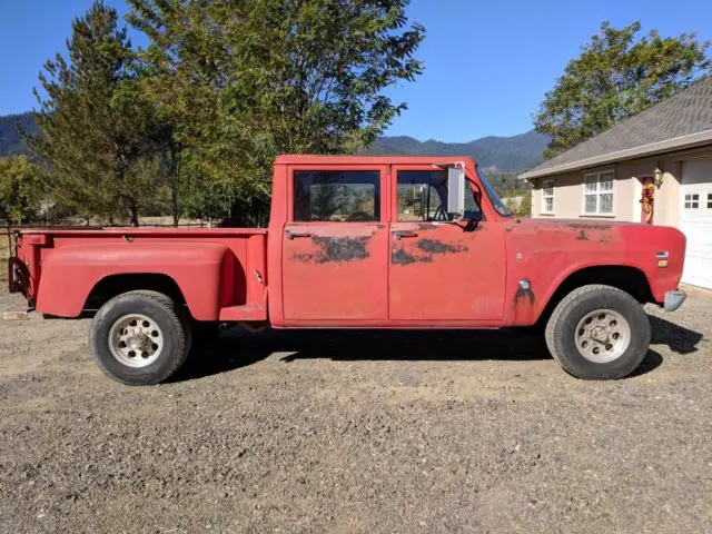1972 ihc travelette 4x4 step side short bed international harvester crew cab