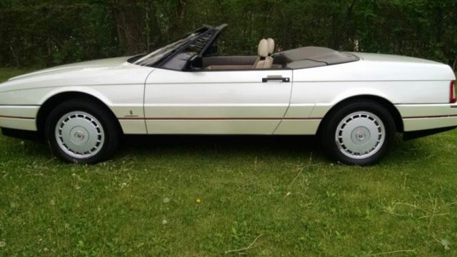 1992 cadillac allante convertable with rare removable top
