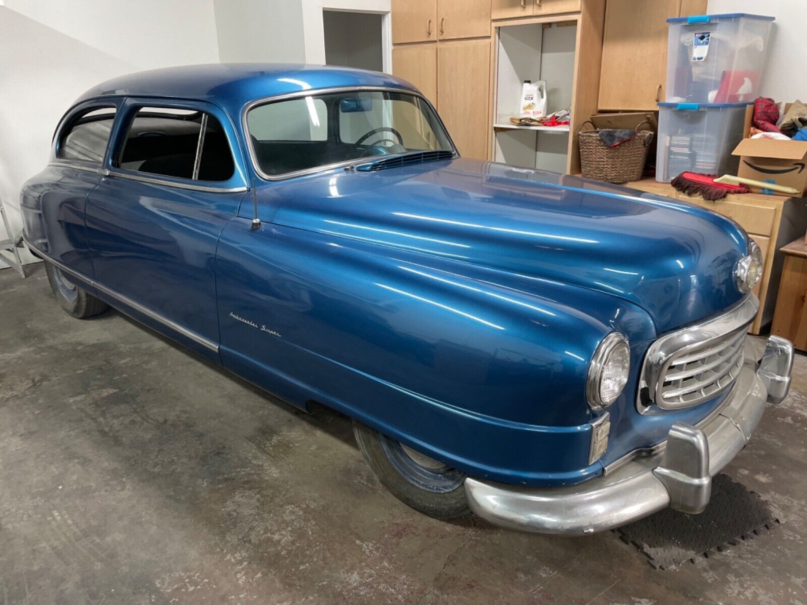 1950 nash ambassador super airflyte, two door california rare sleeper
