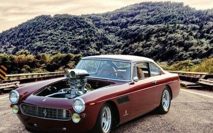 1963 ferrari chevy sb. dodge viper 6 spd. ford 9". barnfind hot rod classic car!