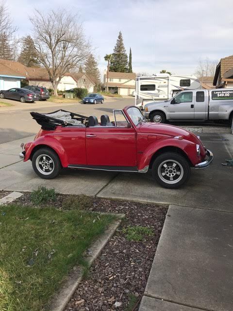 1668 vw beetle classic convertible