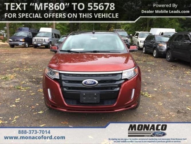 2014 ford edge sport awd sport 4dr crossover for sale in glastonbury, connecticut