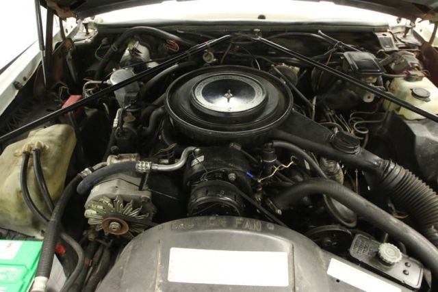 1984 cadillac eldorado 92762 miles white coupe 4.1 liter v8 4 speed automatic