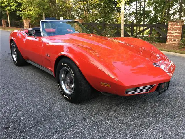 1974 chevrolet corvette convertible, rare factory hardtop, mint condition