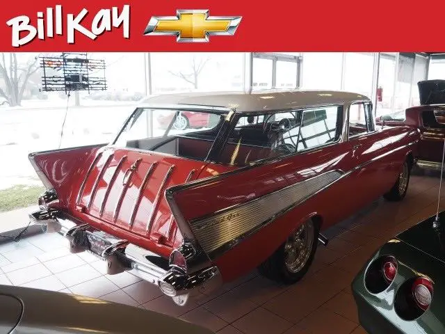1957 chevrolet belair nomad 509 miles orange coupe automatic