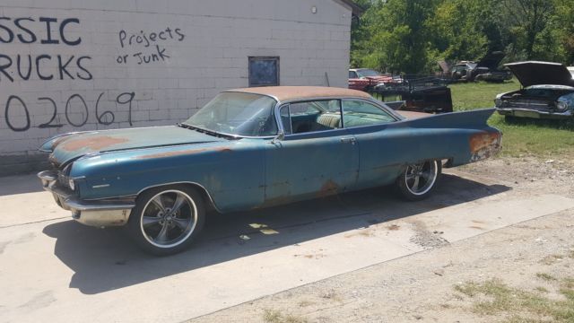 no reserve- 1960 cadillac deville 2 dr, project clear kansas title