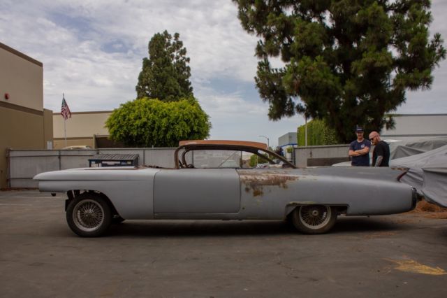 1960 cadillac coupe deville custom rolling chassis no reserve work done !!!!!