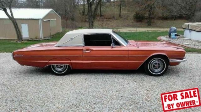 1966 ford thunderbird 330 hp 8-cyl 3-speed automatic rwd power steering c601024