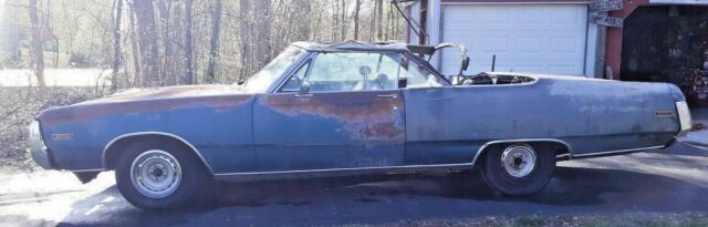 1970 chrysler 300 convertible. barn fresh, solid "roller" for parts