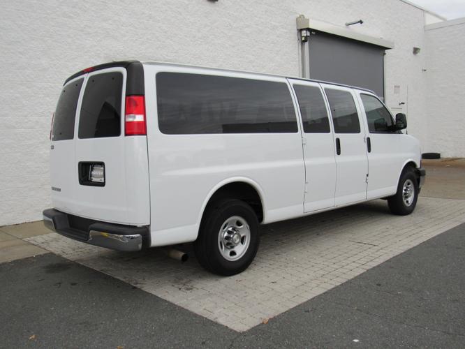 certified 2018 chevrolet express 3500 lt extended passenger winston-salem, nc 27105 for sale in winston salem, north carolina