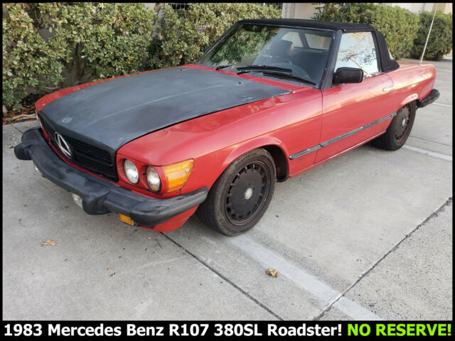 classic 1983 mercedes benz 380sl r107 roadster with video test drive no reserve!