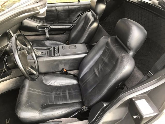1981 delorean black interior, manual trans, top condition, video & photos!