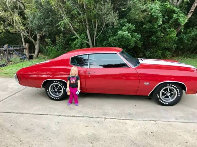 1970 chevelle ss - 396 - 4 speed - fully restored - with build sheet and window