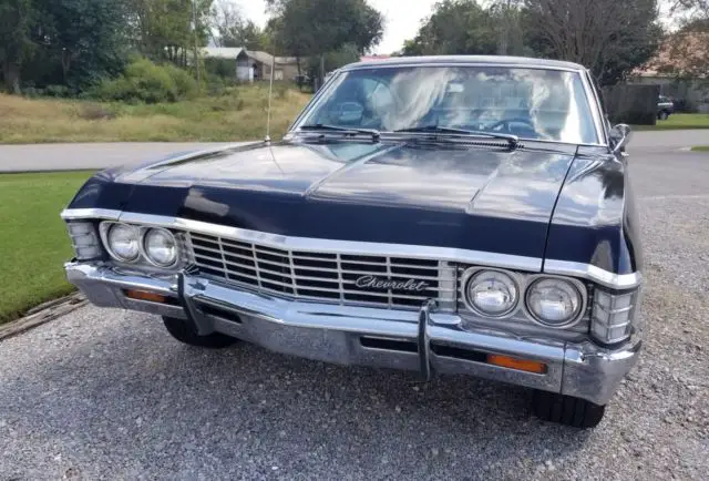 1967 chevrolet impala sport coupe - rust free southern car - black on black!