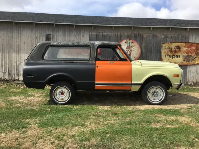 1972 chevrolet blazer k5 4x4 solid project with protecto plate